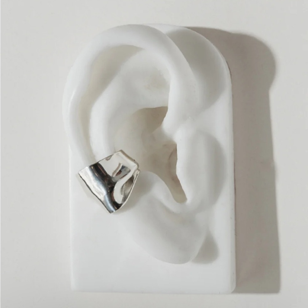 Faris Pleat Cuff - Sterling Silver